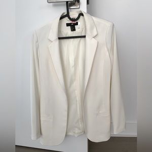 H&M white blazer